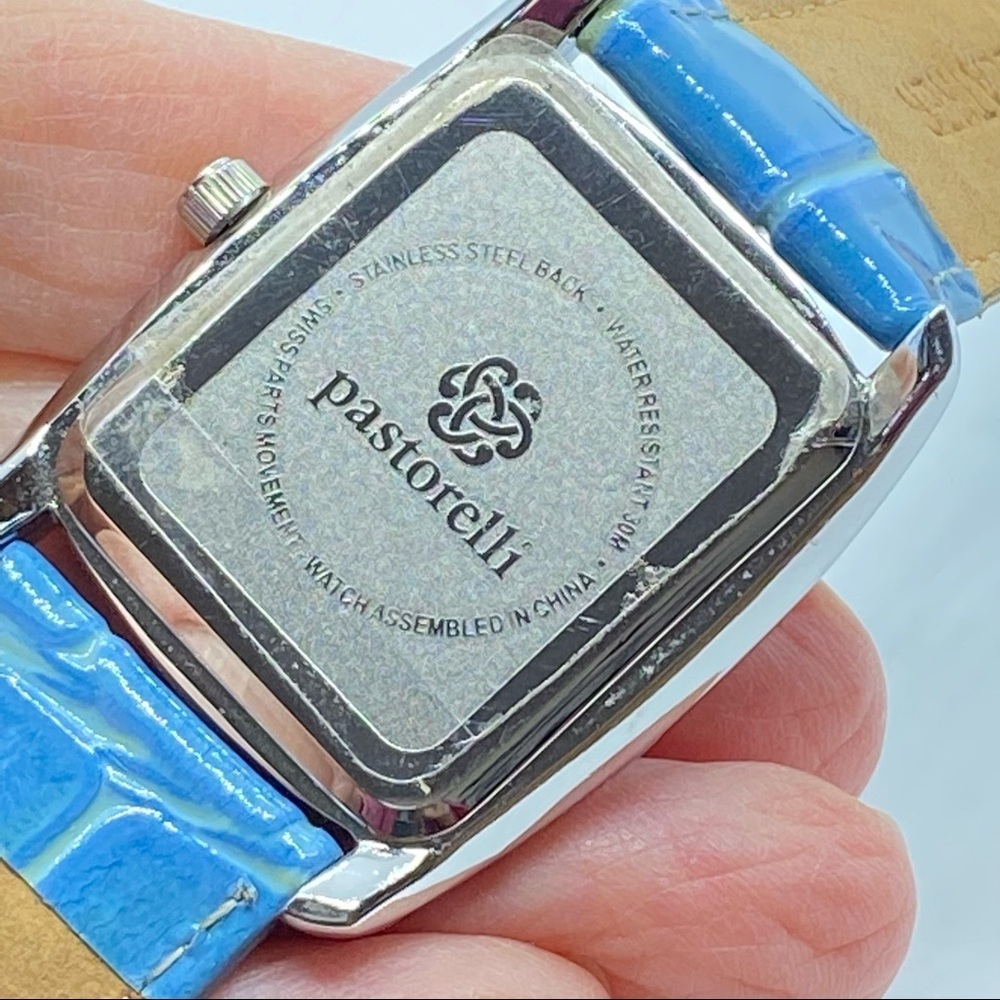 PASTORELLI  Blue Genuine Leather Watch - Picture 7 of 10
